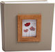 Photo Album Bound Sleeves For 10x15 Holds 200 Photos 10x15 S559 Beige Brown Frame