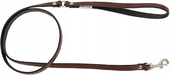 Leather Dog Leash Brown Black M-l 20mm/120cm