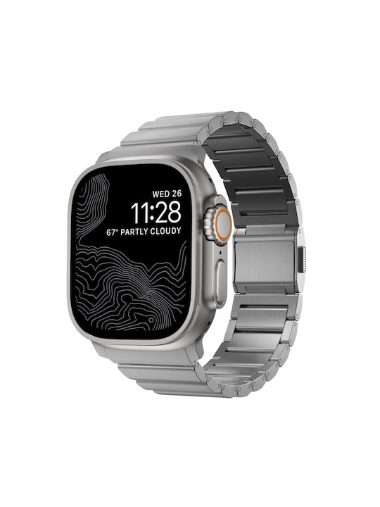 Titanium Кайшка Натурален Apple Watch Ultra 46mm