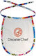 Koupakoupa Disaster Chef Waterproof Baby Bib Made of 100% Cotton with Lace Band Colored