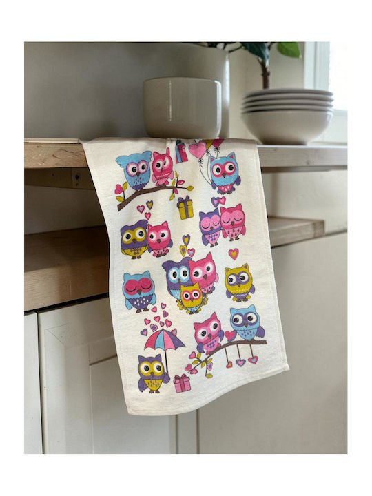 Linea Home Owl Ποτηρόπανο 30x50cm Linea Home Owl Ποτηρόπανο 30x50cm