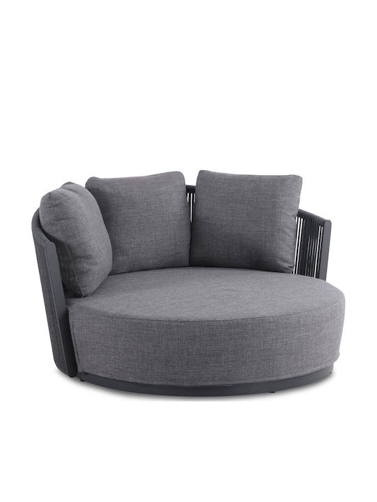 Ξαπλώστρα Lorien Γκρι 163x158εκ. Ξαπλώστρα Lorien Γκρι 163x158εκ.