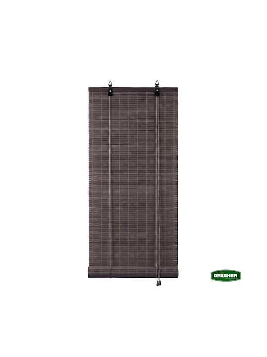 Grasher Bamboo Shading Blind In Brown Colour W150xH180cm
