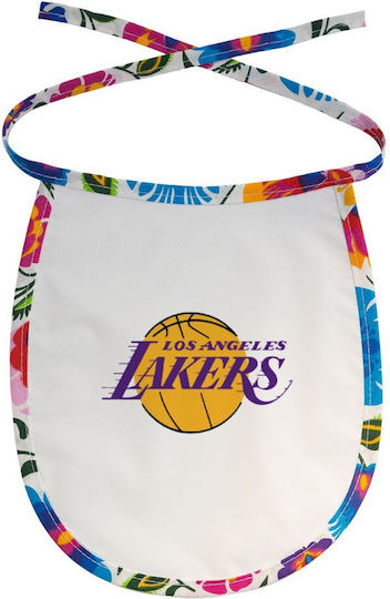 Koupakoupa Lakers Wasserdichte Baby Lätzchen aus 100% Baumwolle mit Spitzenband