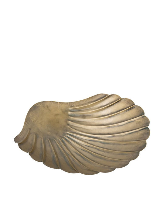Artekko Solis Decorative Platter Metallic Gold 31.5x26.5x6cm