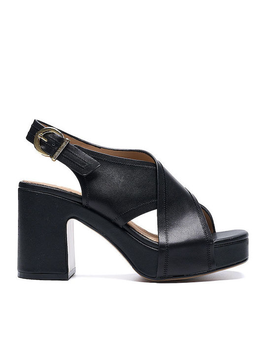 Janet & Janet Damen Sandalen Schwarz Leder Janet & Janet Damen Sandalen Schwarz Leder
