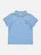 Kids Polo Short-Sleeved Light Blue