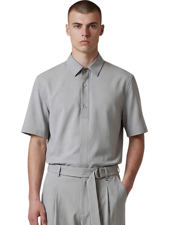 Vittorio Artist Μακρυμάνικo Overshirt Grey 300-...