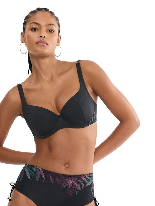 Sommer Bikini Oberteile Schwarz Kombination