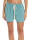 Women's Terry Shorts Mineral Blue