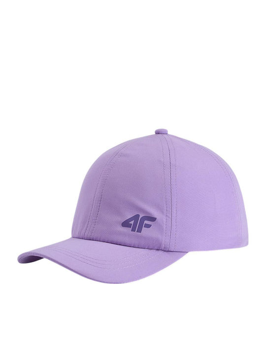 4F Kids' Hat Jockey Fabric Purple