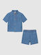 Детски Комплект със Шорти Летен 2 Части Western Lt Wt Denim