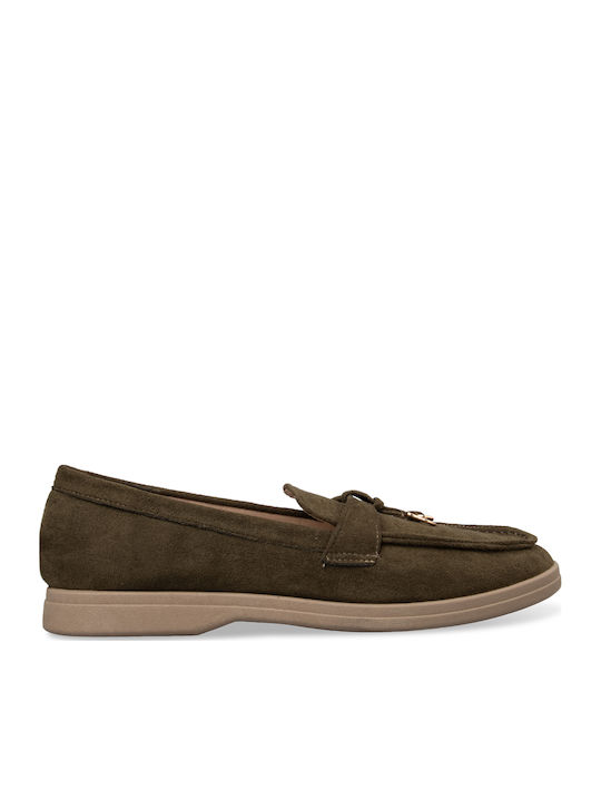 Γυναικεία Loafers σε Πράσινο Χρώμα
