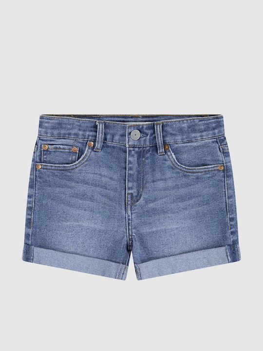 Pantaloni Scurți/Bermude Denim Girlfriend Albăstru