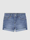 Kids Denim Shorts/Bermuda Girlfriend Blue