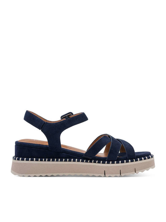 Sommer Damenplattformen Blau