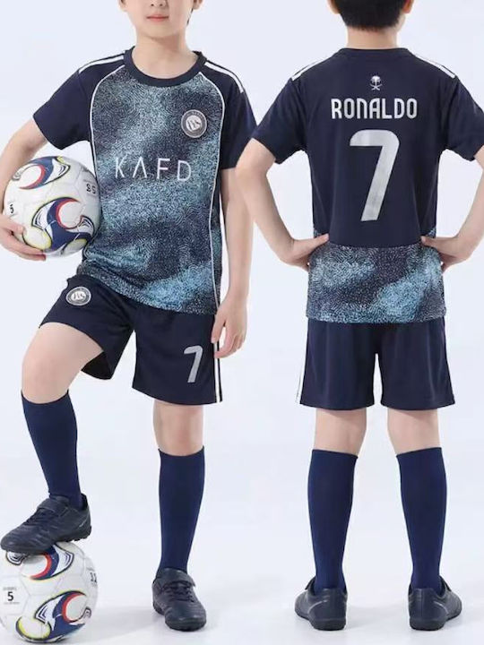 King Παιδικό Σετ Εμφάνισης Ποδοσφαίρου Ronaldo 2026 Alnassr Away