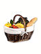 Kesper Διακοσμητικό Καλάθι Υφασμάτινο Καφέ 45x34x37εκ.