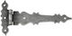 External Hinge Herrajes Palencia 3140 Antique Silver 14.5x7cm