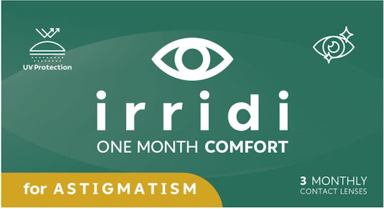 Irridi Comfort Monatlich Astigmatismus Kontaktlinse Hydrogel mit UV-Schutz