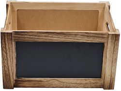 Wooden Blackboard Basket 30.00x21.00x17.00cm