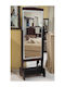 Homexpert Aris Огледало с Кафява Дървена Рамка 170x60cm