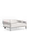 Doppelter Garten- und Pool-Liegestuhl Baron Beige 168x143x70cm