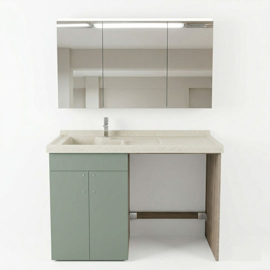 Vanity Unit with Sink Sage Green