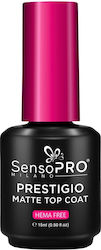 SensoPro Prestigio Matt Überlack Lang anhaltende Schnelltrocknende Transparente 15ml