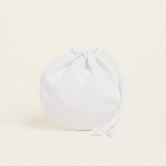 Beauty Home Oval Pouch Monochrome Cord Premium 13 X 14 Cm Yellow