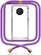 Mobile Phone Case Transparent Floral Purple Neck Strap Huawei Nova 8i