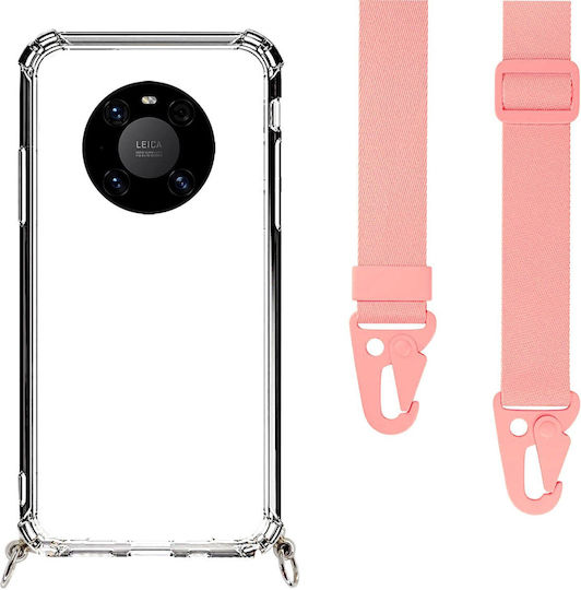 Husă Telefon Transparentă Curea Nude Huawei Mate 40