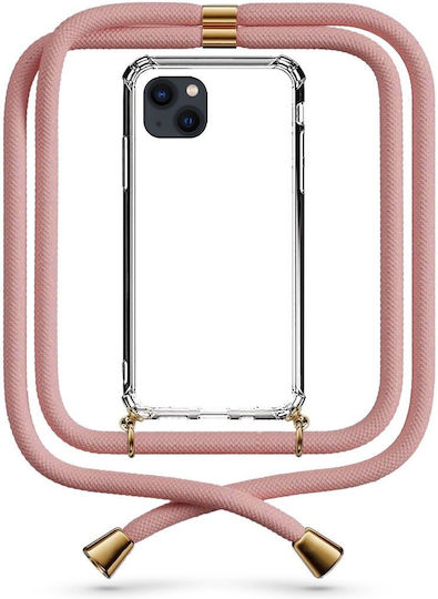 Θήκη Κινητού Διάφανη Κορδόνι Nude Iphone 15