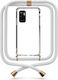 Θήκη Κινητού Διάφανη Κορδόνι White Xiaomi Poco M3 Pro
