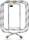 Mobile Phone Case Transparent Cord White Grey Black iPhone SE 2020
