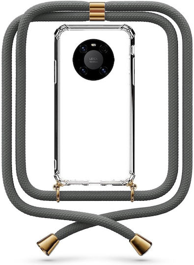 Mobile Phone Case Transparent Cord Grey Huawei Mate 40 Pro