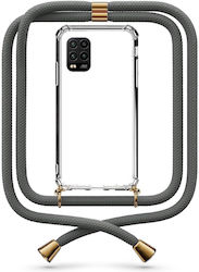 Θήκη Κινητού Διάφανη Κορδόνι Grey Xiaomi Mi 10 Lite