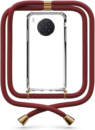 Θήκη Κινητού Διάφανη Κορδόνι Bordeaux Huawei Nova 8i