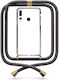Husă Telefon Transparentă Curea Gât Gri Închis Huawei P Smart Plus 2019