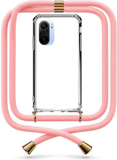 Θήκη Κινητού Διάφανη Κορδόνι Salmon Xiaomi Mi 11i