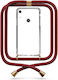 Transparente Handyhülle mit Bordeaux-Kordel für Huawei Y6s
