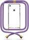 Θήκη Κινητού Διάφανη Κορδόνι Lilac Huawei Y6s