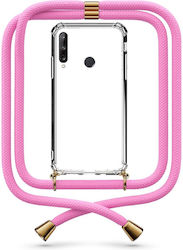 Handyhülle Transparent Fuchsia Huawei P40 Lite E