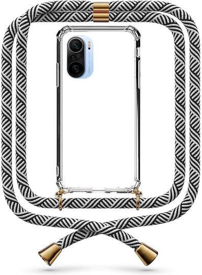 Transparente Handyhülle mit Nackenriemen Midnight Xiaomi Mi 11i