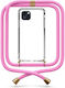 Θήκη Κινητού Διάφανη Κορδόνι Fuchsia Iphone 14