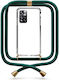 Handyhülle Transparent mit Nackenriemen Forest Green Xiaomi Redmi Note 11 Pro Plus