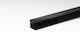 PVC Ecke Profil 10x10mm/1m Schwarz Satin