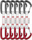 Ocun Kestrel Qd Bio-dyn-Ring 15 Mm 10 Cm Kletter-Expresssets 6 Stück Rot