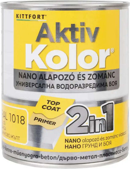 Paint 2in1 Aktiv Color Ral1018 Zinc Yellow