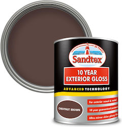 Paint Sandtex Gloss Chestnut Brown 0.750l Paint Sandtex Gloss Chestnut Brown 0.750l